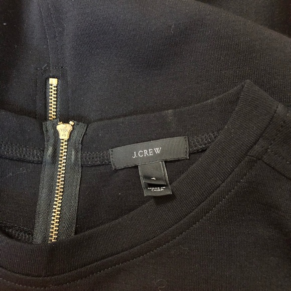 J. CREW Wool Blend Black Sheath Dress Size 4 - Picture 10 of 12